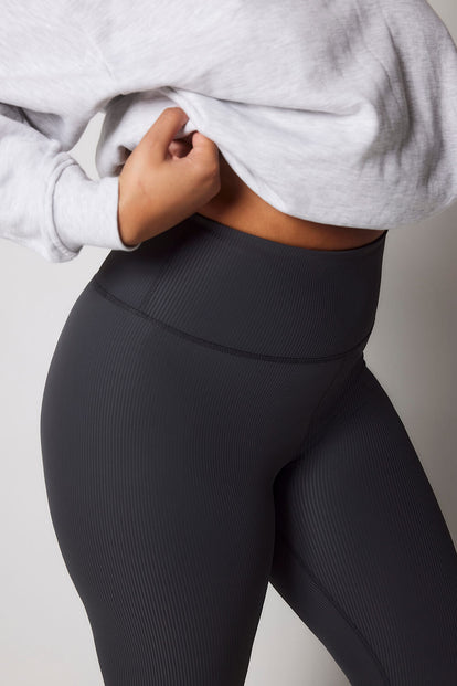 Legging côtelé grande taille - Shadow Grey