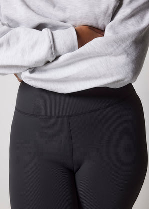 Legging côtelé grande taille - Shadow Grey