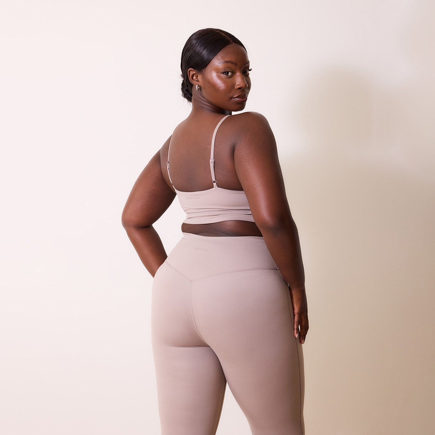 Legging flare grande taille 24/7 Revitalise - Clay