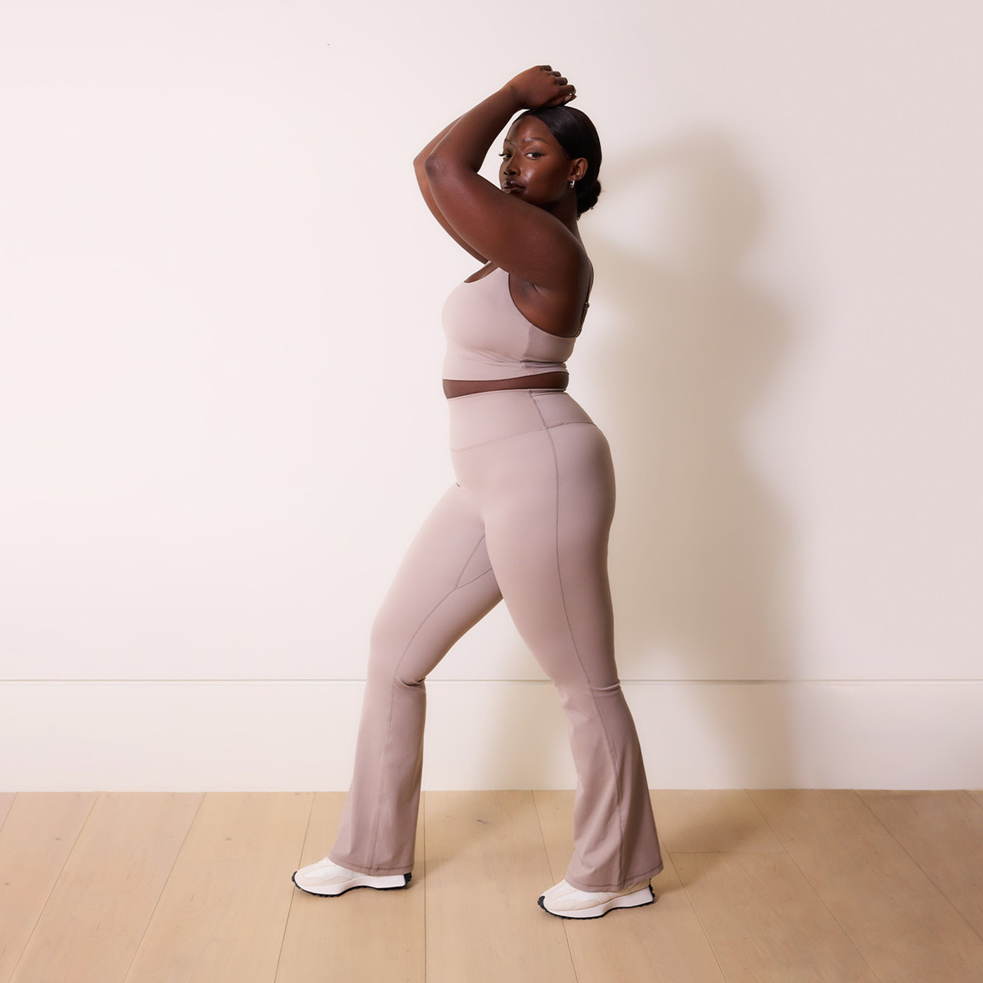 Legging flare grande taille 24/7 Revitalise - Clay