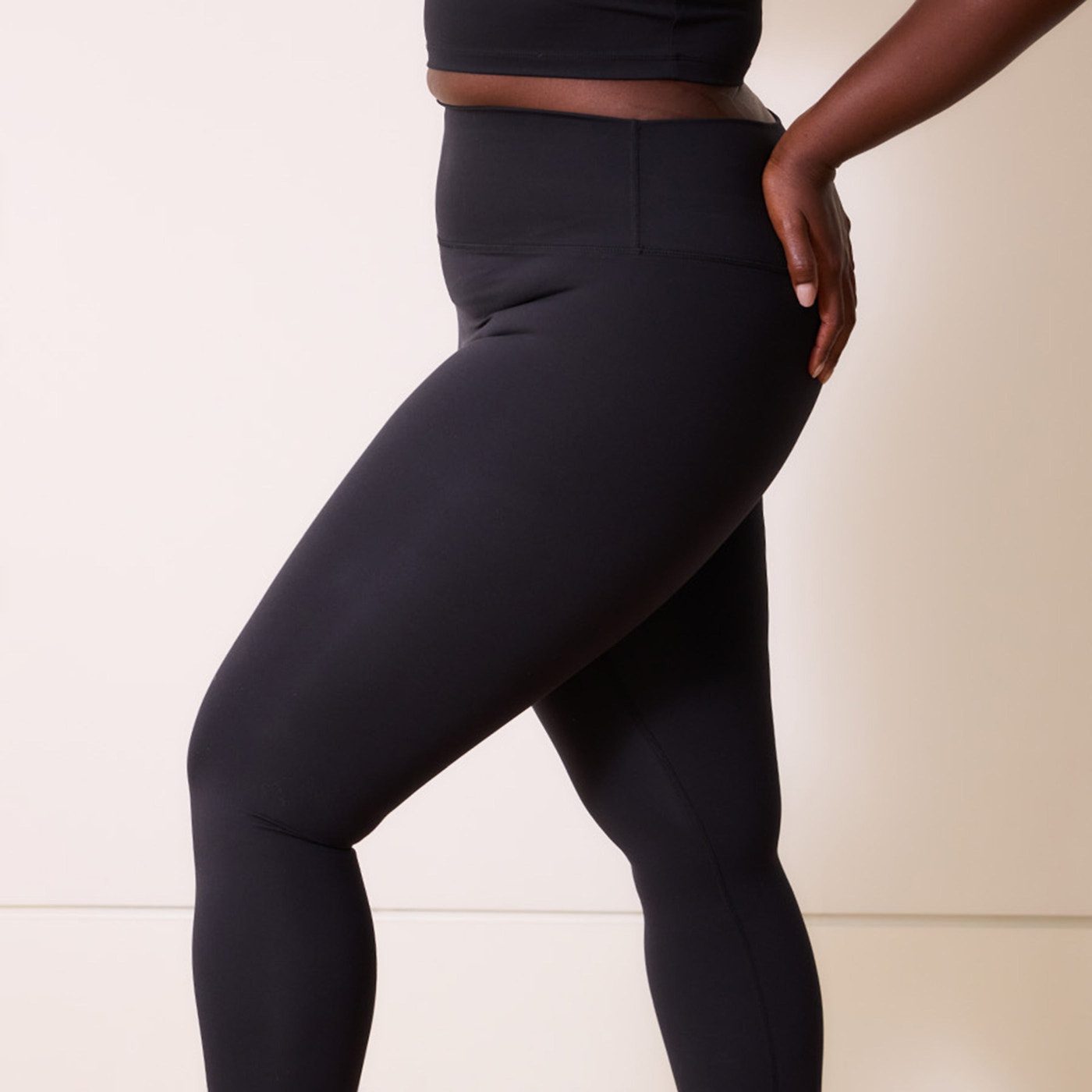 Legging taille haute grande taille 24/7 Revitalise  - Midnight Black