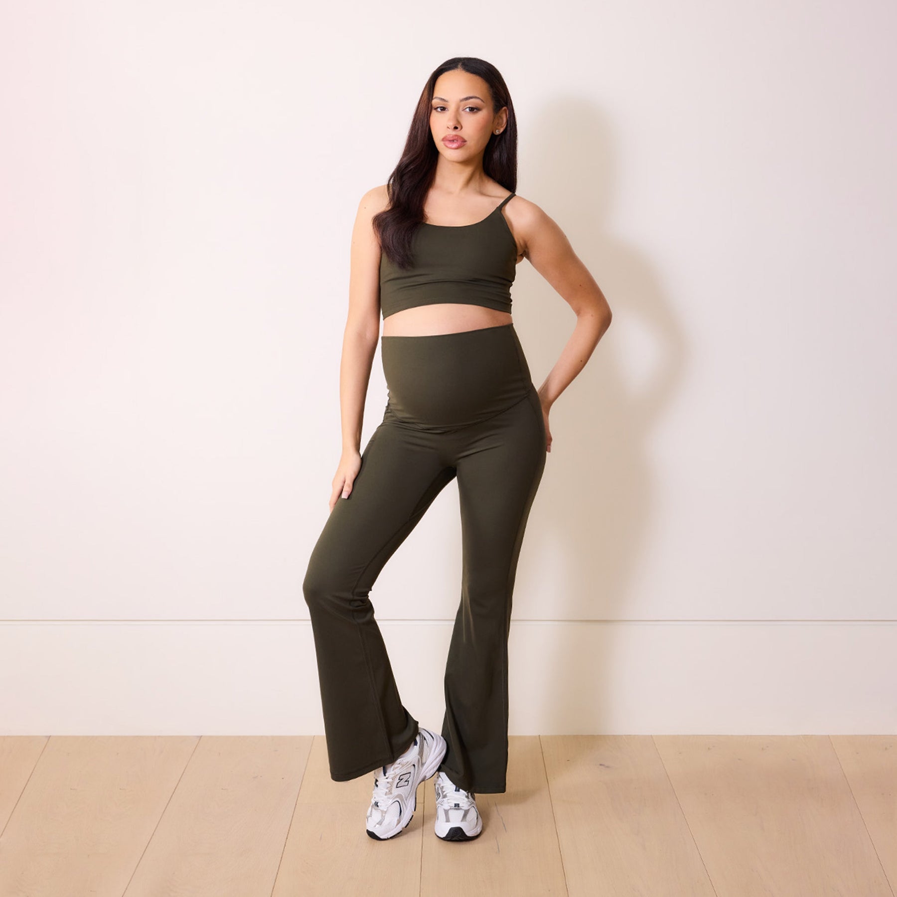 Legging de grossesse flare 24/7 Revitalise - Deep Olive