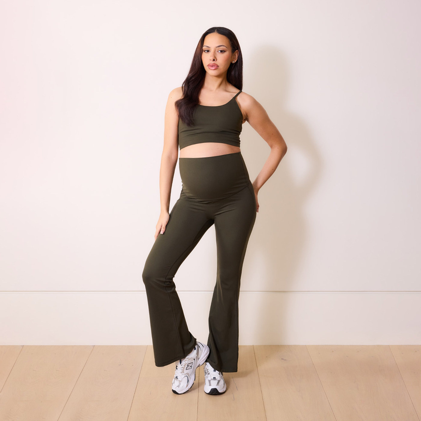 Legging de grossesse flare 24/7 Revitalise - Deep Olive