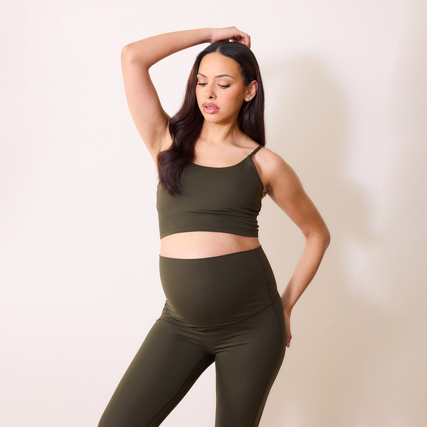 Legging de grossesse flare 24/7 Revitalise - Deep Olive