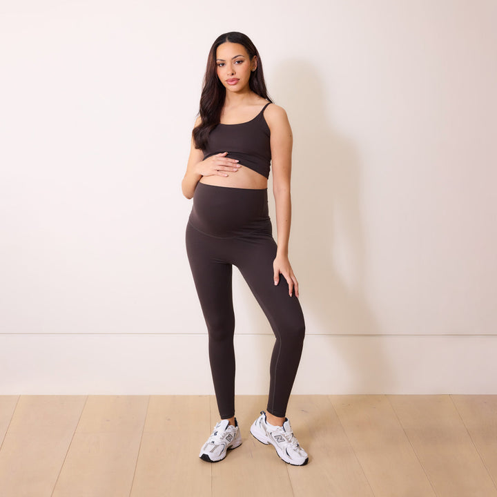Legging de grossesse 7/8e 24/7 Revitalise - Black Coffee