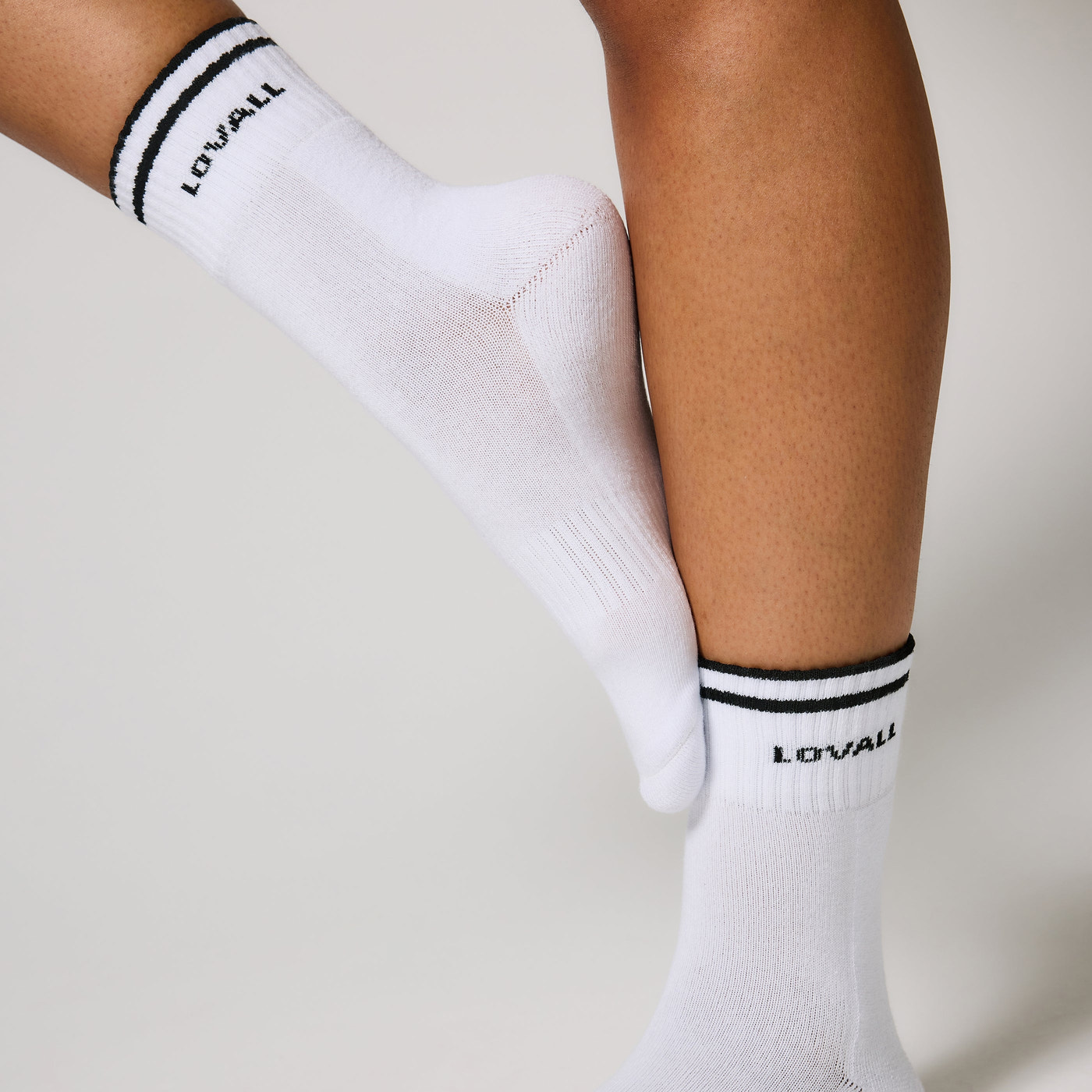 Chaussettes de sport côtelées - Black