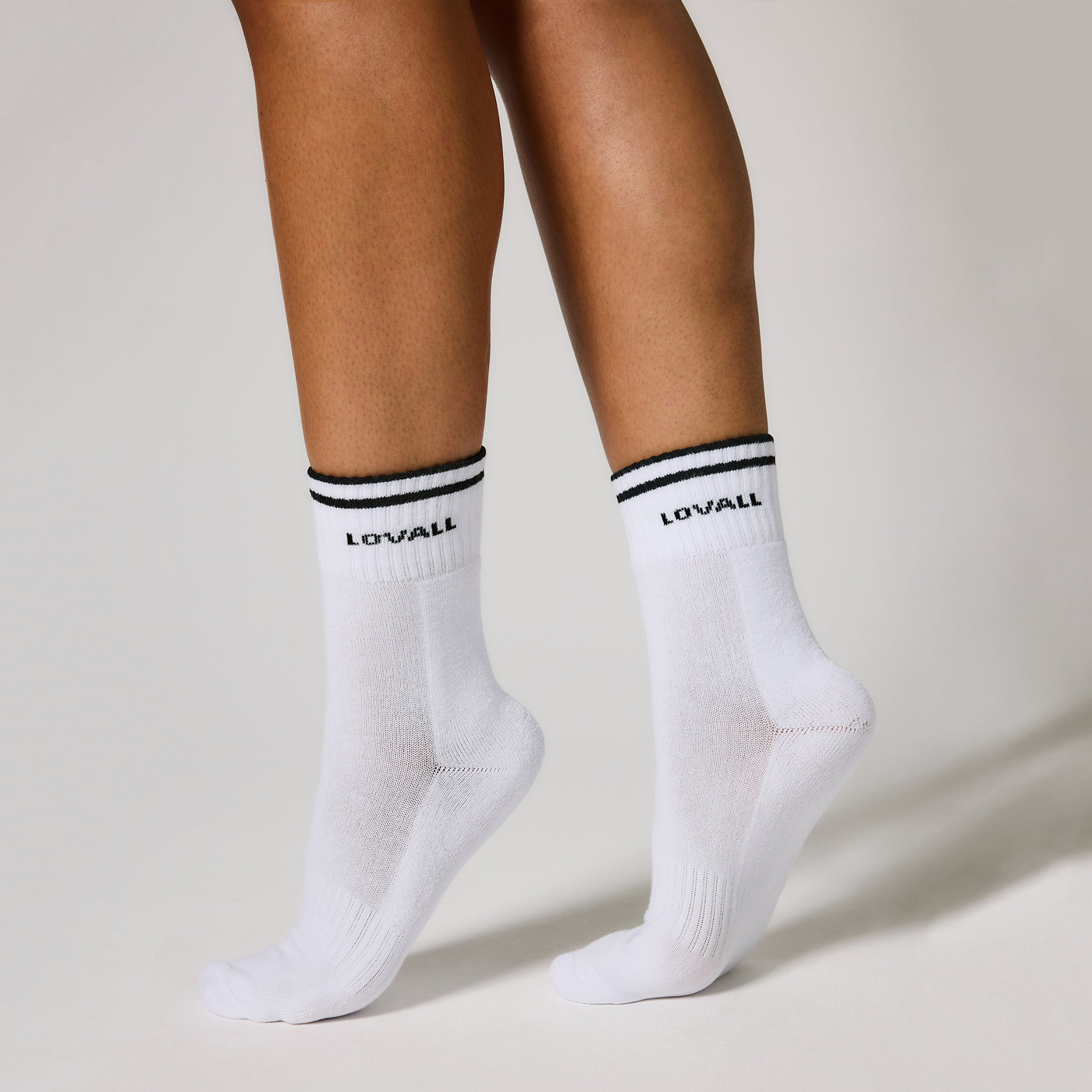 Chaussettes de sport côtelées - Black