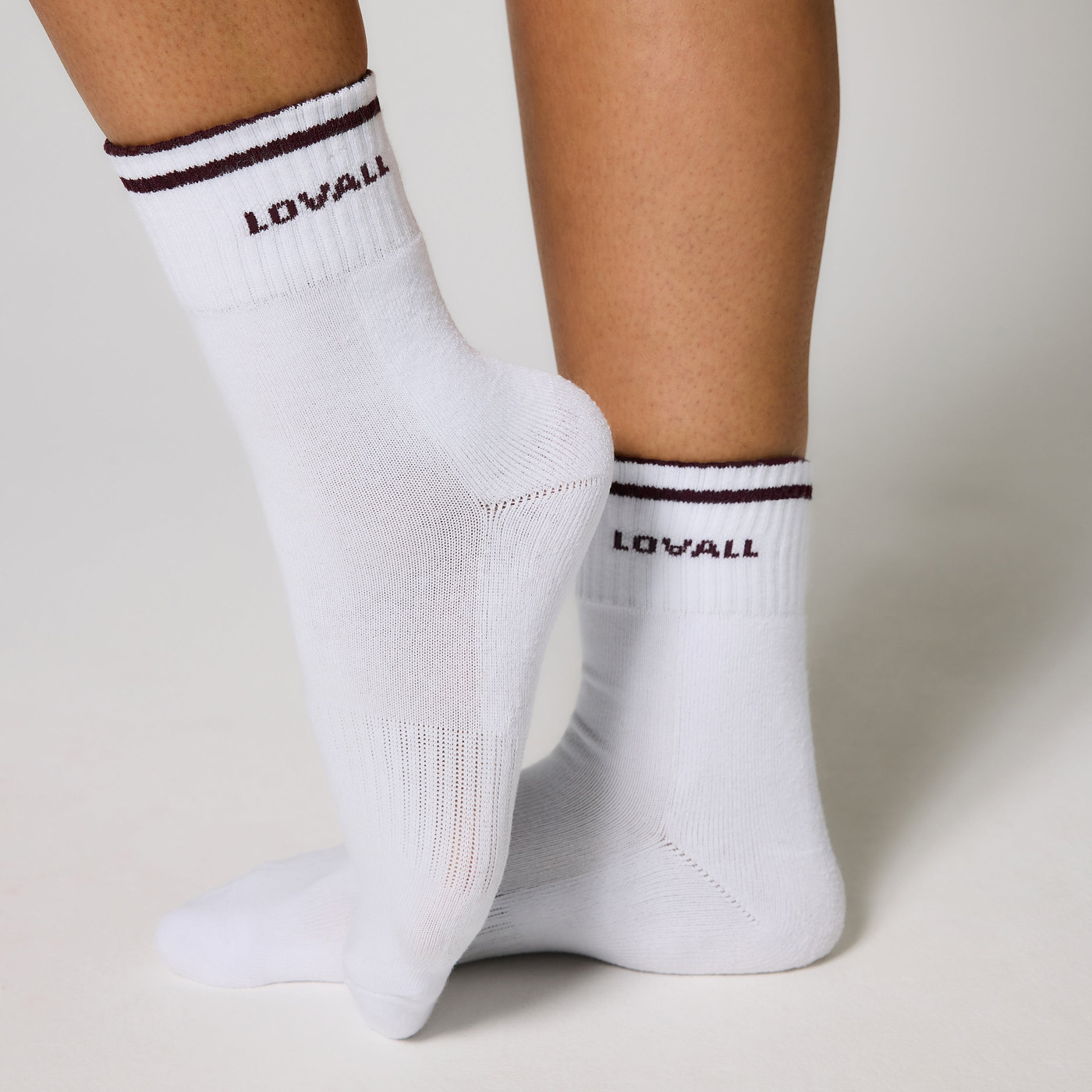 Chaussettes de sport côtelées - Black