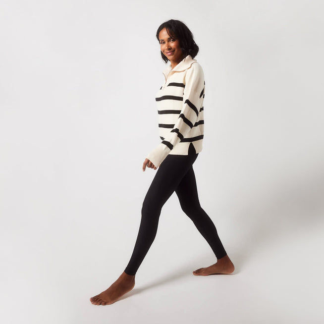 Legging côtelé - Noir