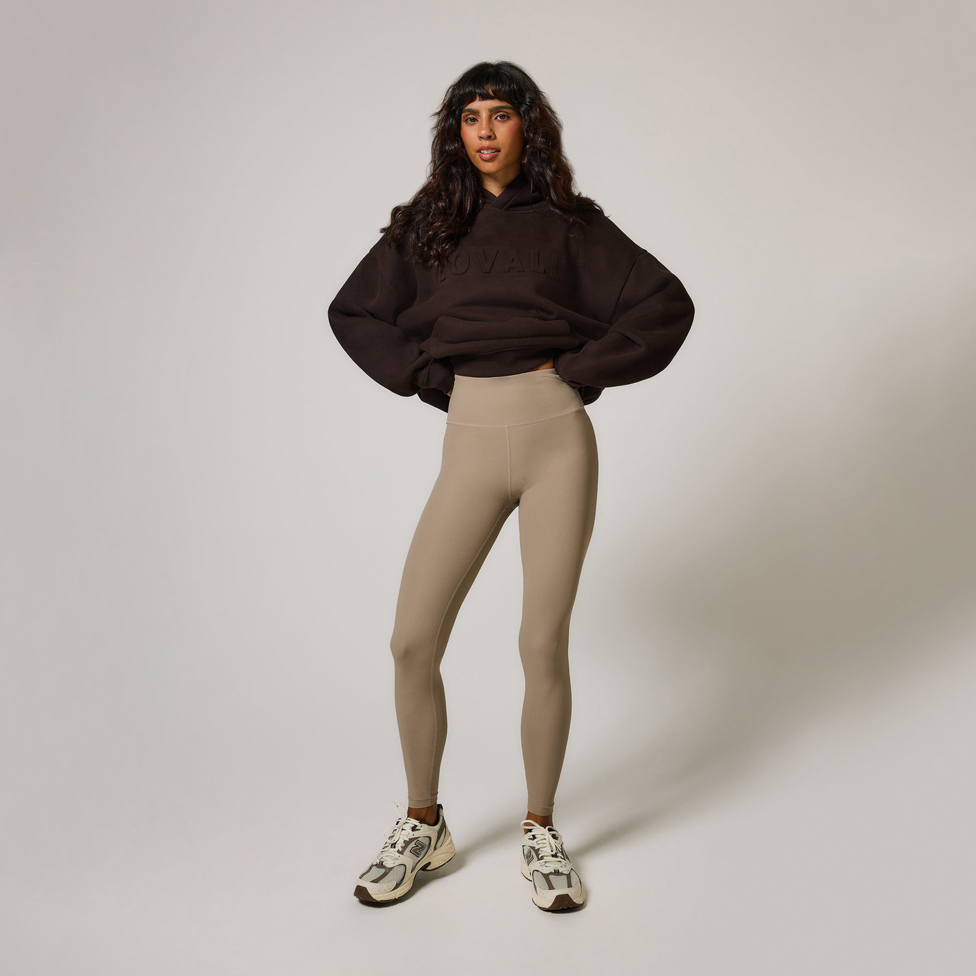 Legging côtelé - Stone
