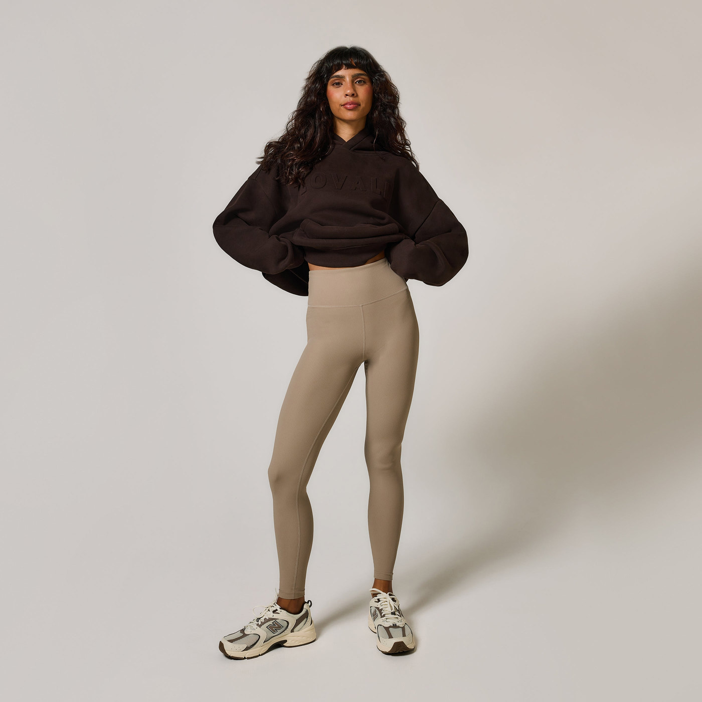 Poids lourd Sweat à Capuche Oversize - Espresso Brown