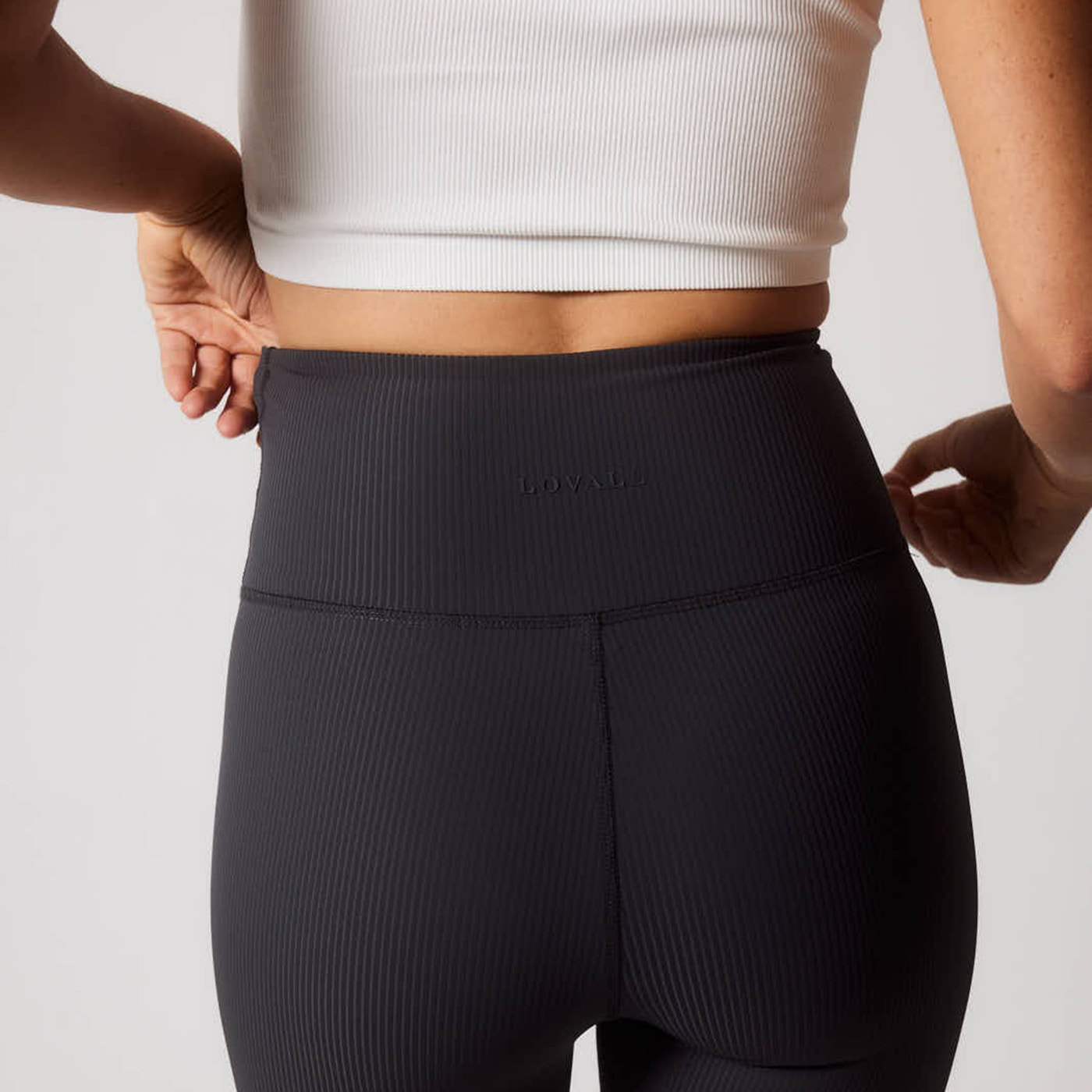 Legging côtelé grande taille - Shadow Grey