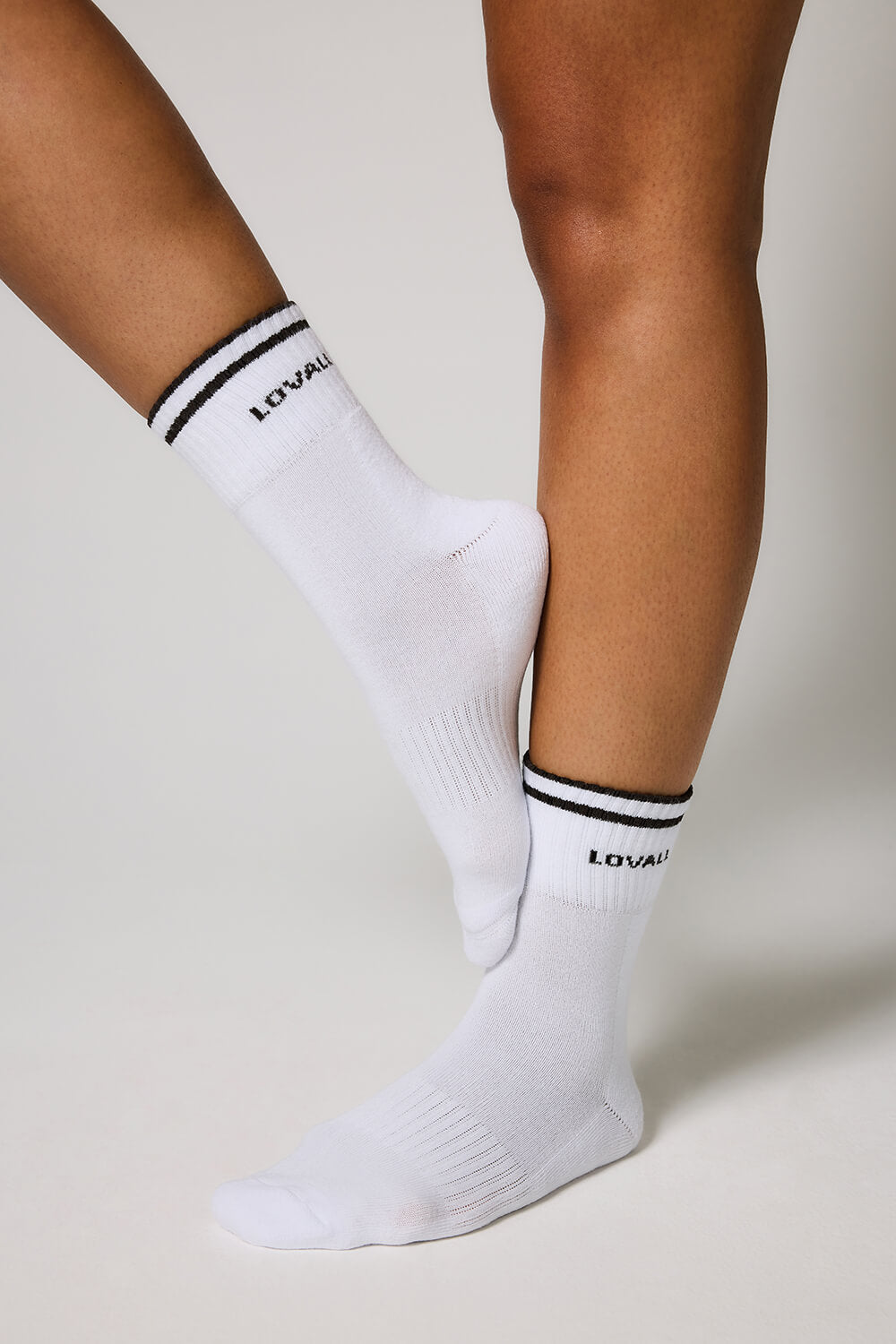 Chaussettes de sport côtelées - Café noir
