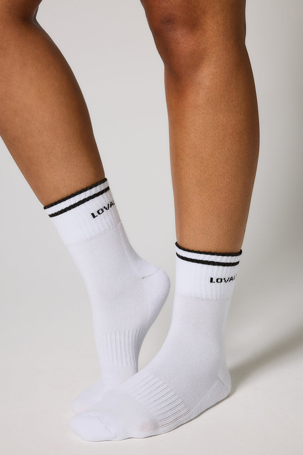 Chaussettes de sport côtelées - Café noir