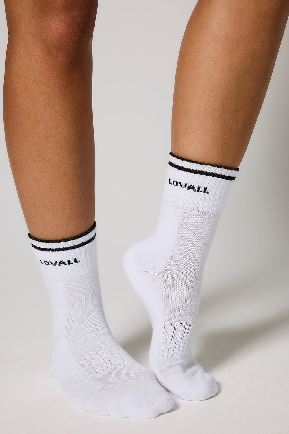 Chaussettes de sport côtelées - Café noir