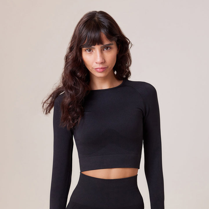 Haut sans manches Sculpt Seamless - Noir