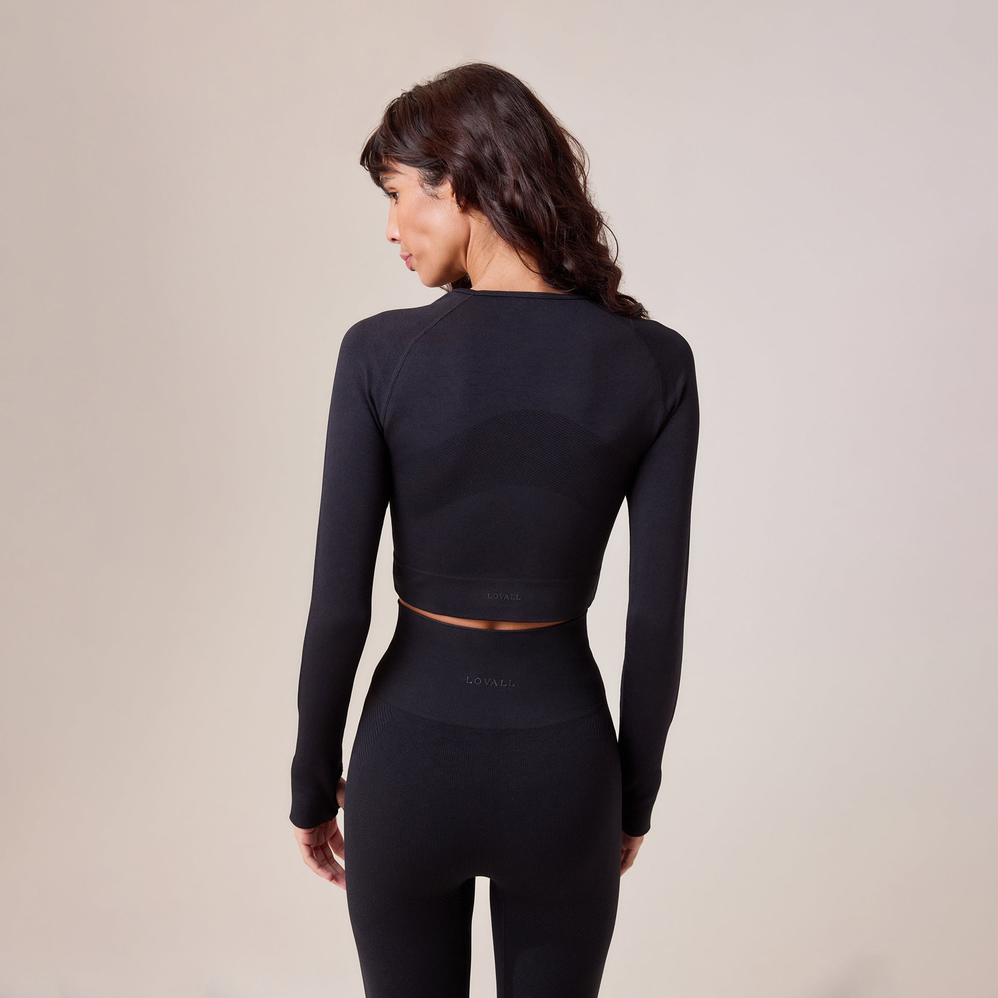 Sculpt Seamless Long Sleeve Top - Black