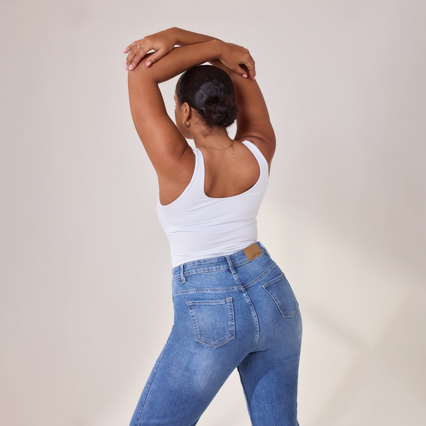 Jean straight grande taille - Mid Bleu