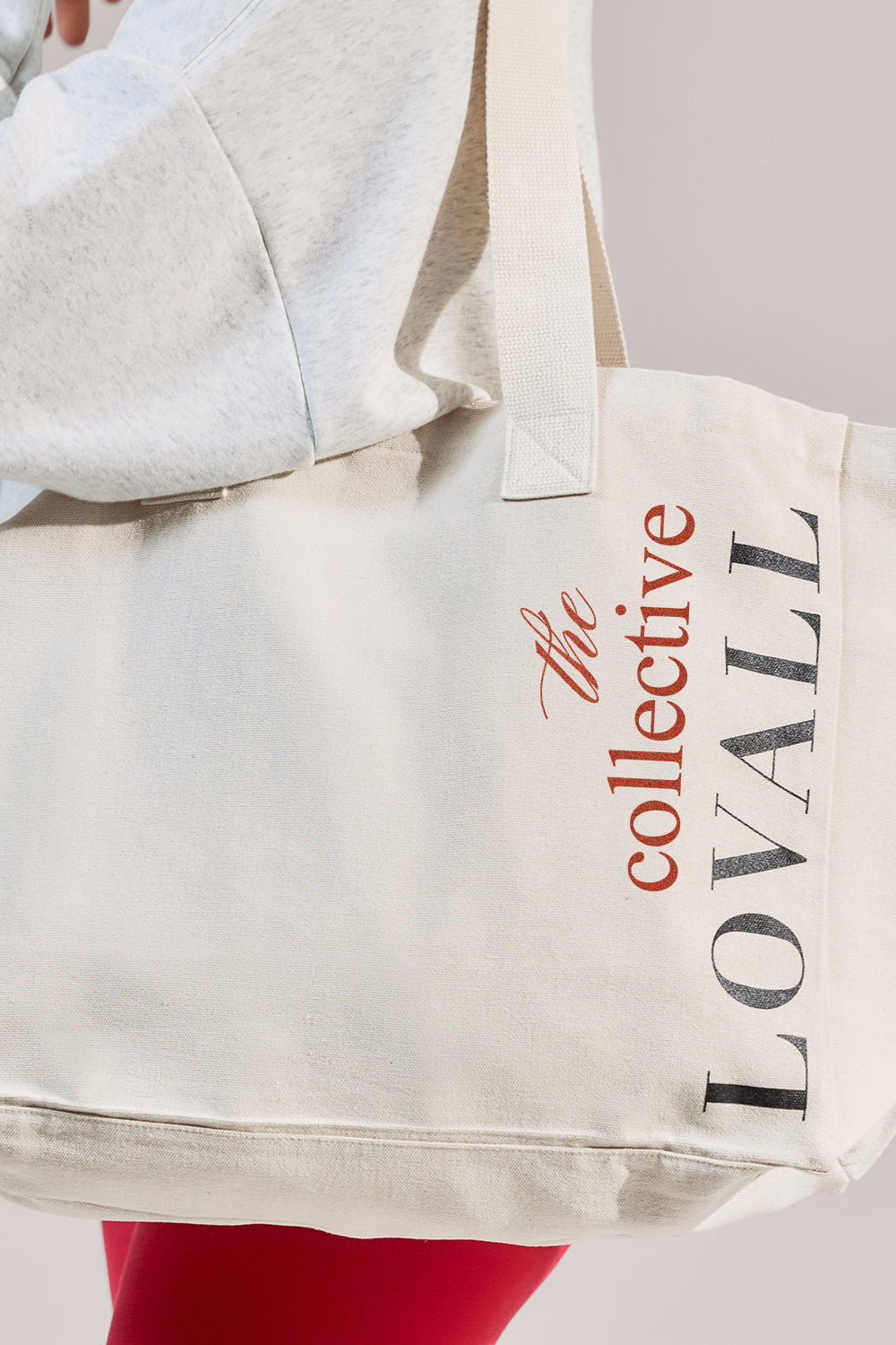Sac fourre-tout recyclé Lovall Collective - Écru