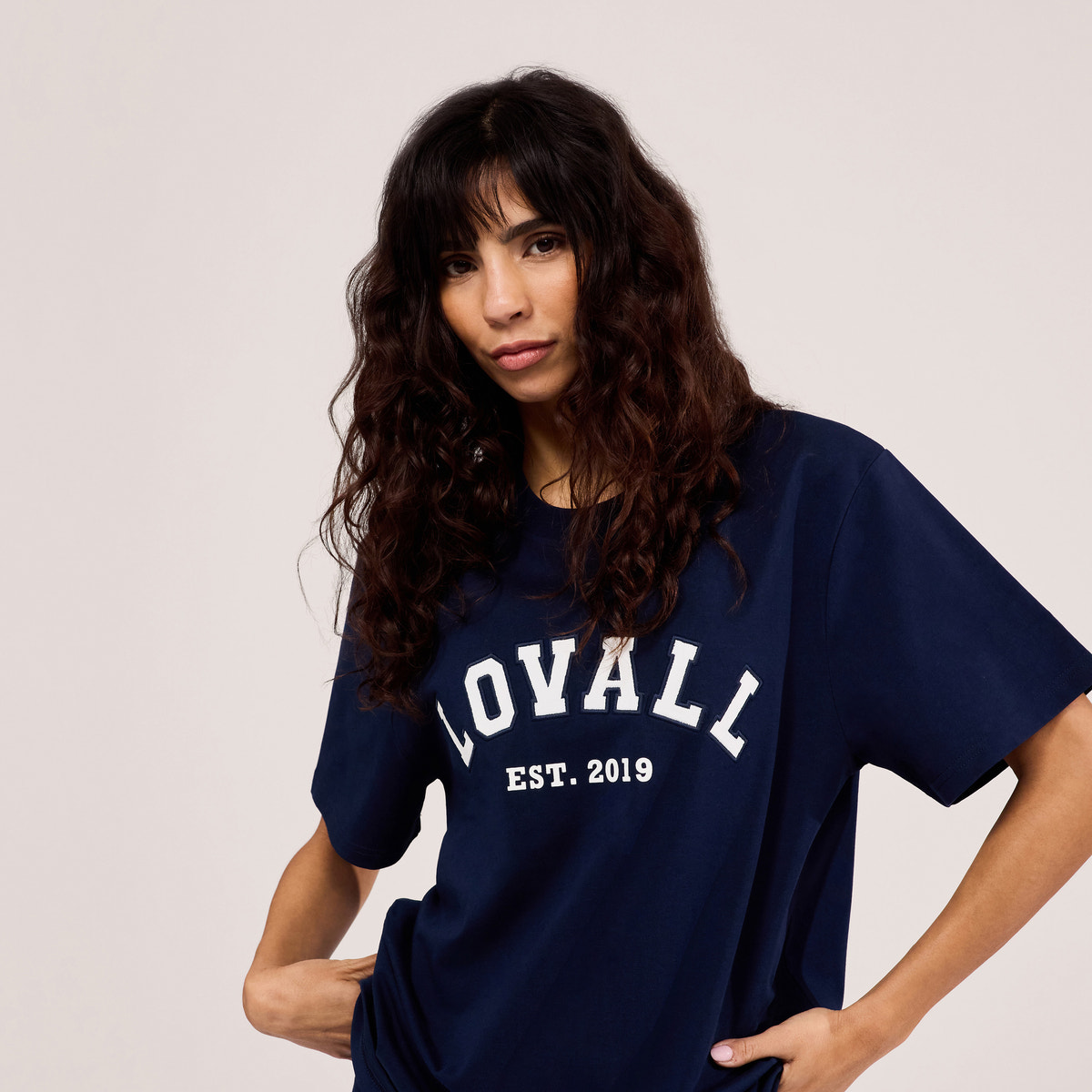 T-shirt graphique Varsity - Marine