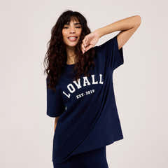 T-shirt graphique Varsity - Marine