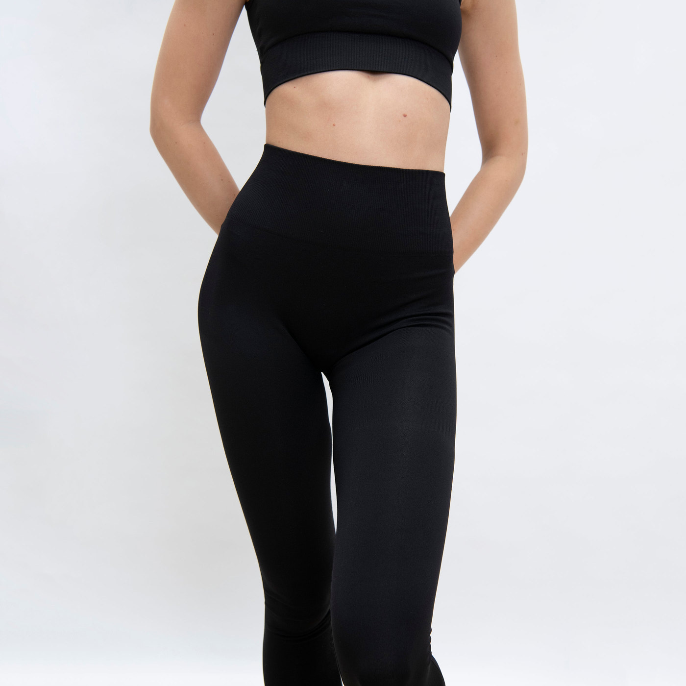 Legging taille haute sans couture Ultimate - Noir