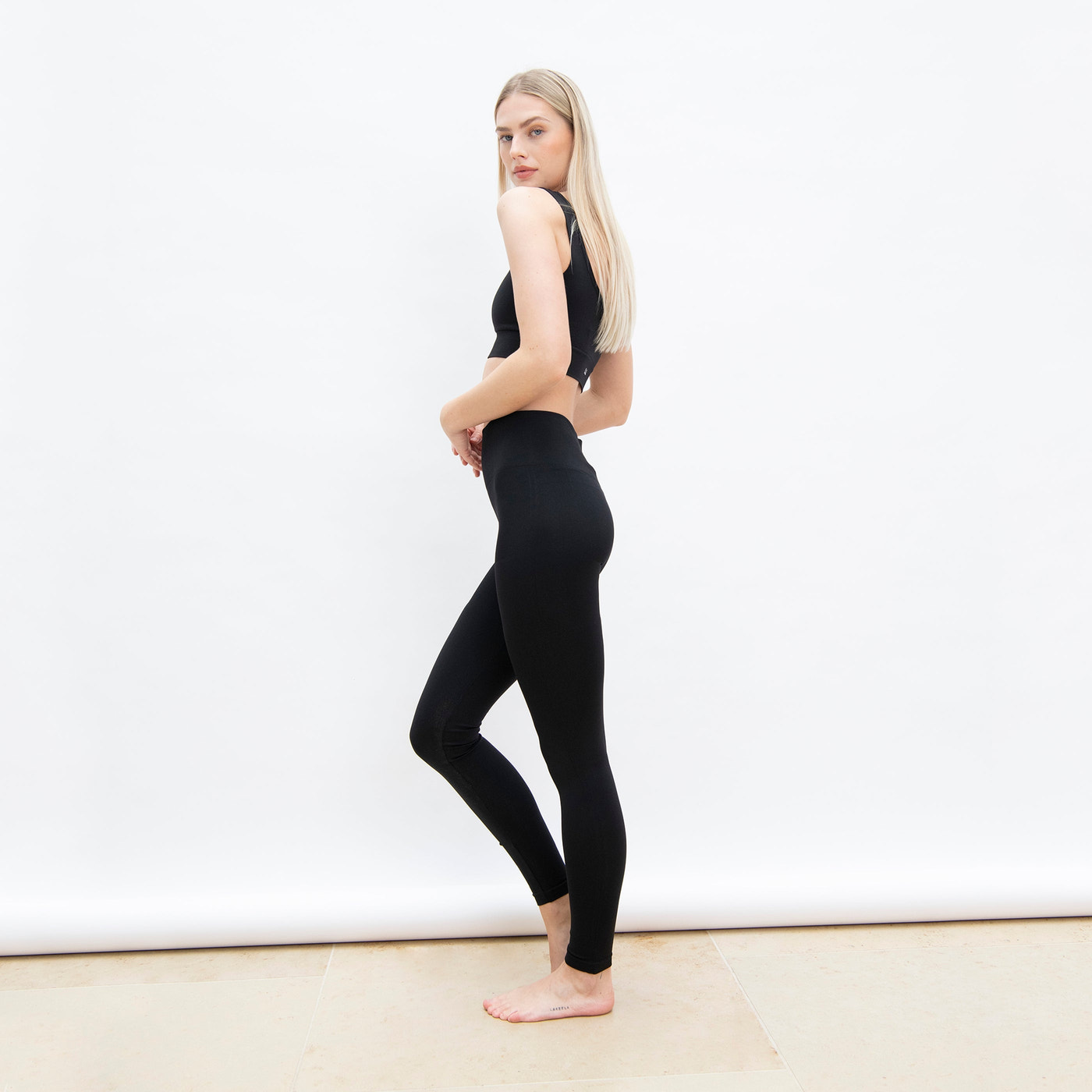 Legging taille haute sans couture Ultimate - Noir