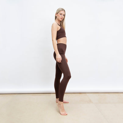 Legging taille haute sans couture Ultimate - Chocolat