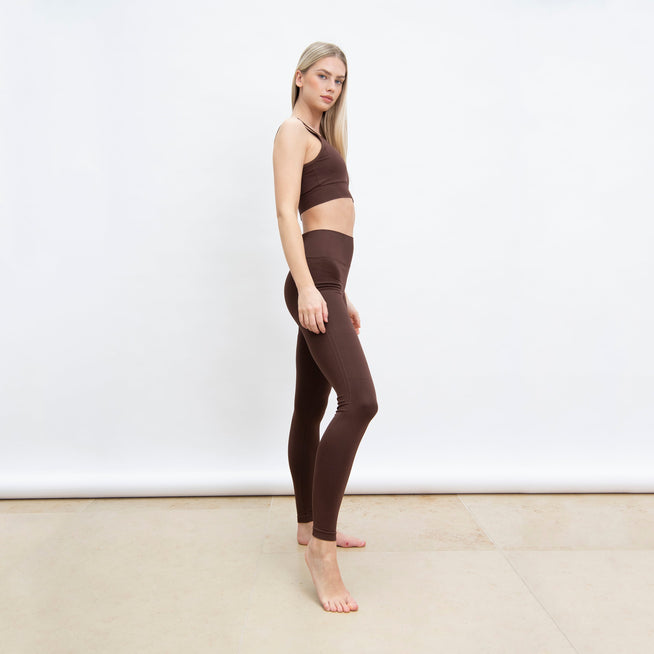 Legging taille haute sans couture Ultimate - Chocolat
