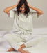 Ensemble de pyjama en coton peigné - Light Gris