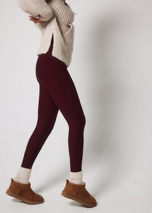 Legging taille haute Winter Everyday - Burgundy