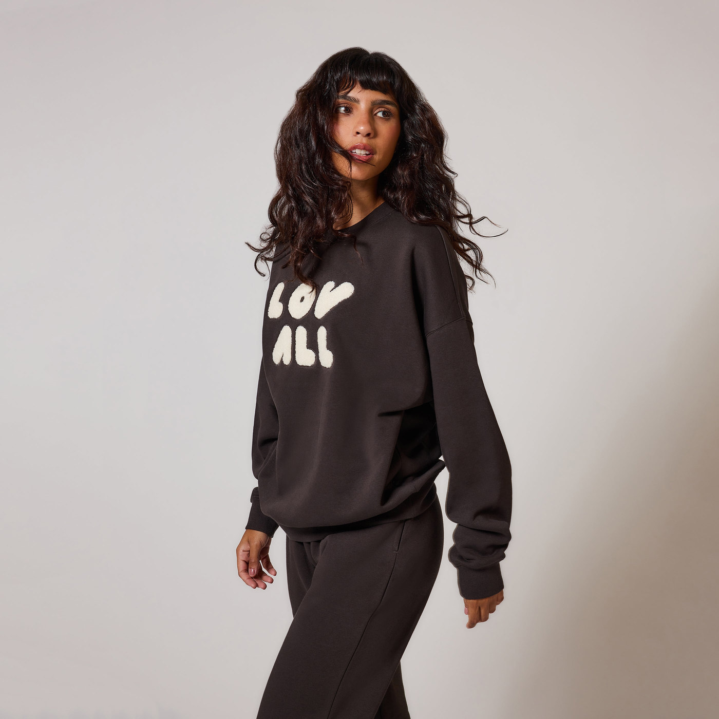 ALL SZN organique Sweat à Capuche Oversize grande taille Style 1 - Black Coffee