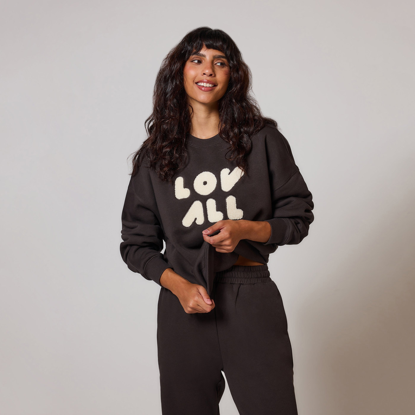 ALL SZN organique Sweat à Capuche Oversize grande taille Style 1 - Black Coffee