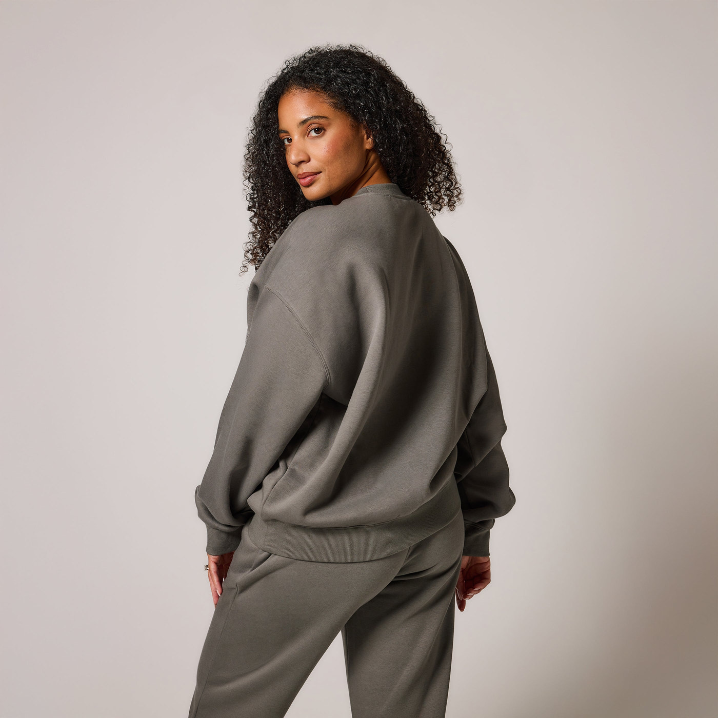 ALL SZN organique Sweat à Capuche Oversize grande taille Style 2 - Slate Green