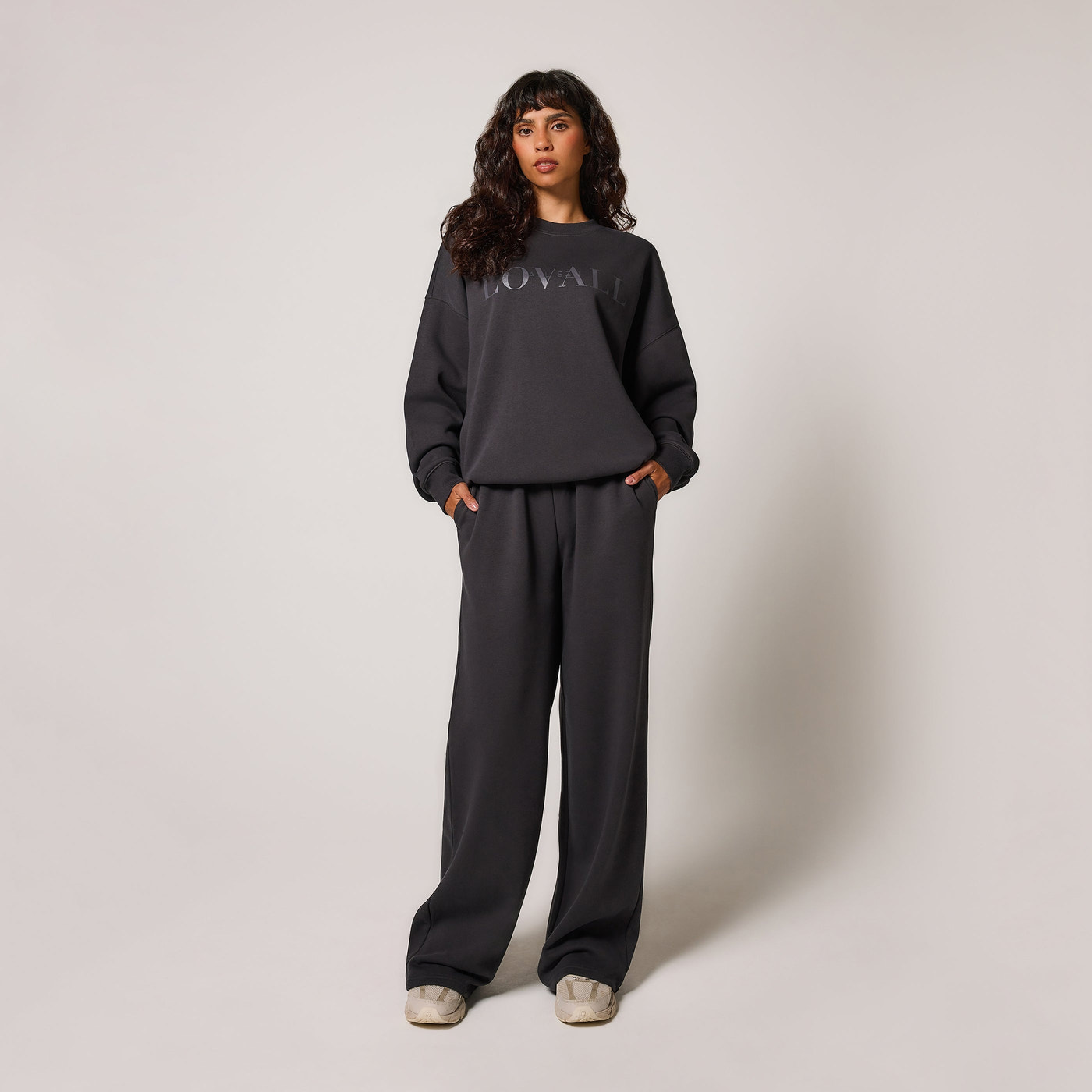 ALL SZN organique Sweat à Capuche Oversize grande taille Style 4 - Shadow