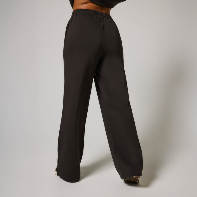 ALL SZN pantalon de jogging bio à jambes larges - Black Coffee