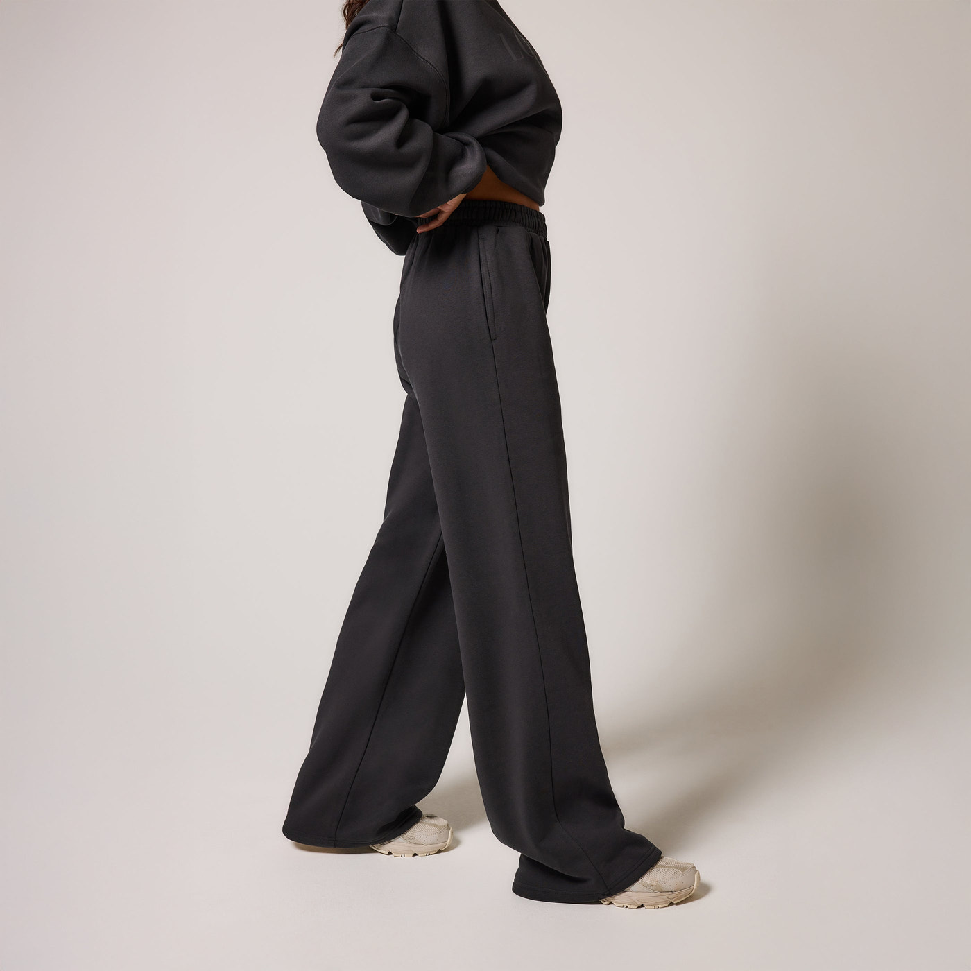 ALL SZN pantalon de jogging bio à jambes larges - Shadow