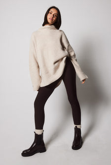 Legging taille haute Winter Everyday - Espresso Marron