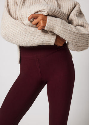 Legging taille haute Winter Everyday - Burgundy