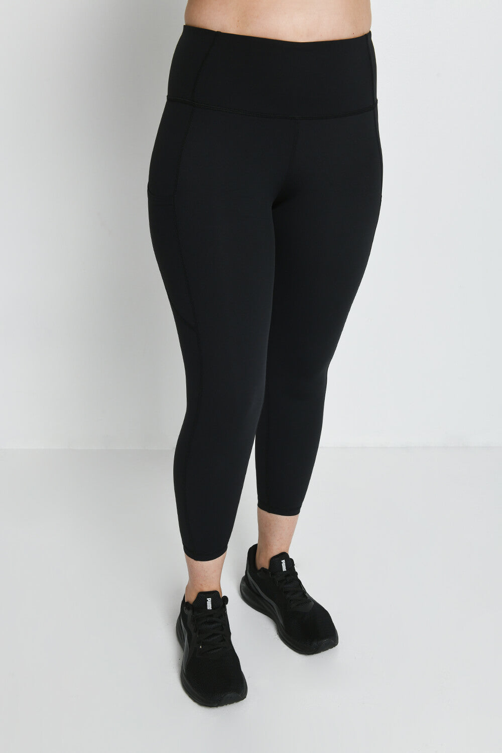 Legging de sport 7/8e taille haute Energise - Midnight Noir