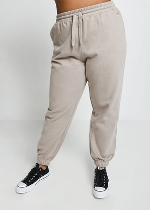 Pantalon de jogging confort grande taille Everyday - Oatmeal Avione