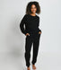 Pantalon de jogging Lounge-Luxe - Noir