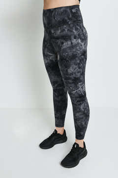 Legging taille haute 7/8 Revitalise – Tie & Dye noir