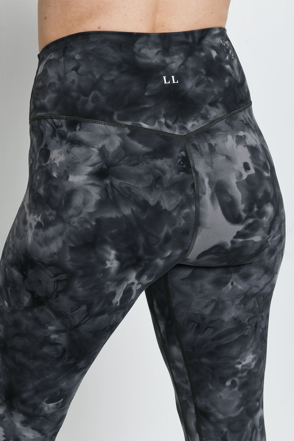 Legging taille haute 7/8 Revitalise – Tie & Dye noir
