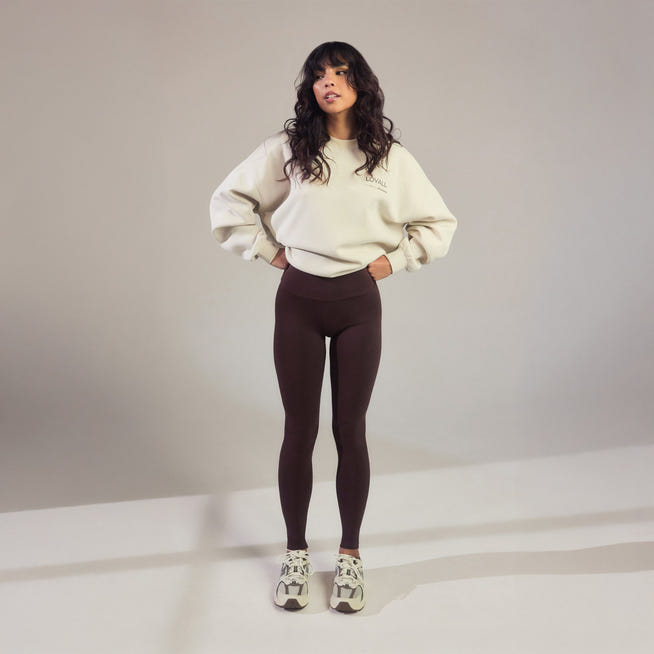 Legging taille haute Everyday - Chocolat