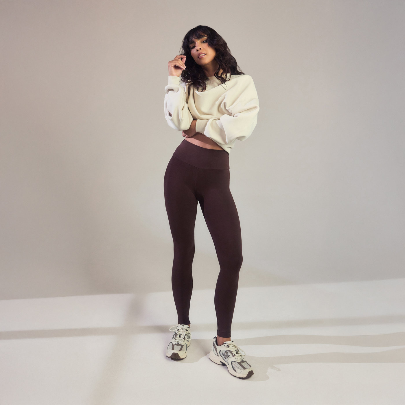 Legging taille haute Everyday - Chocolat