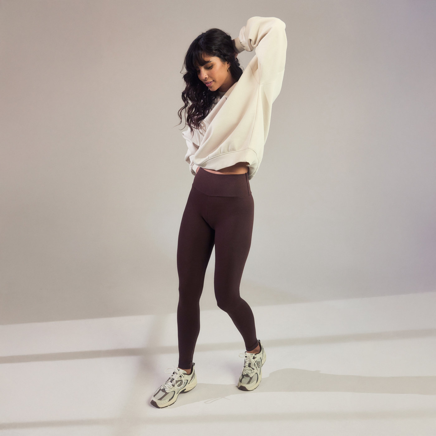 Legging taille haute Everyday - Chocolat
