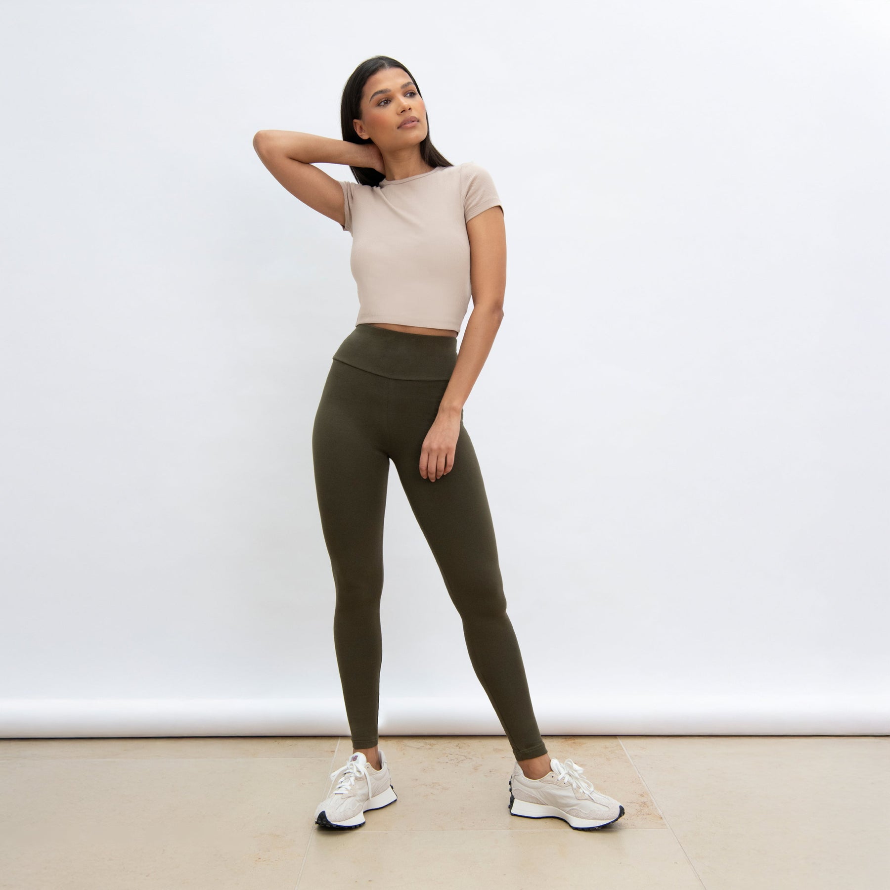 Legging taille haute Everyday - Kaki