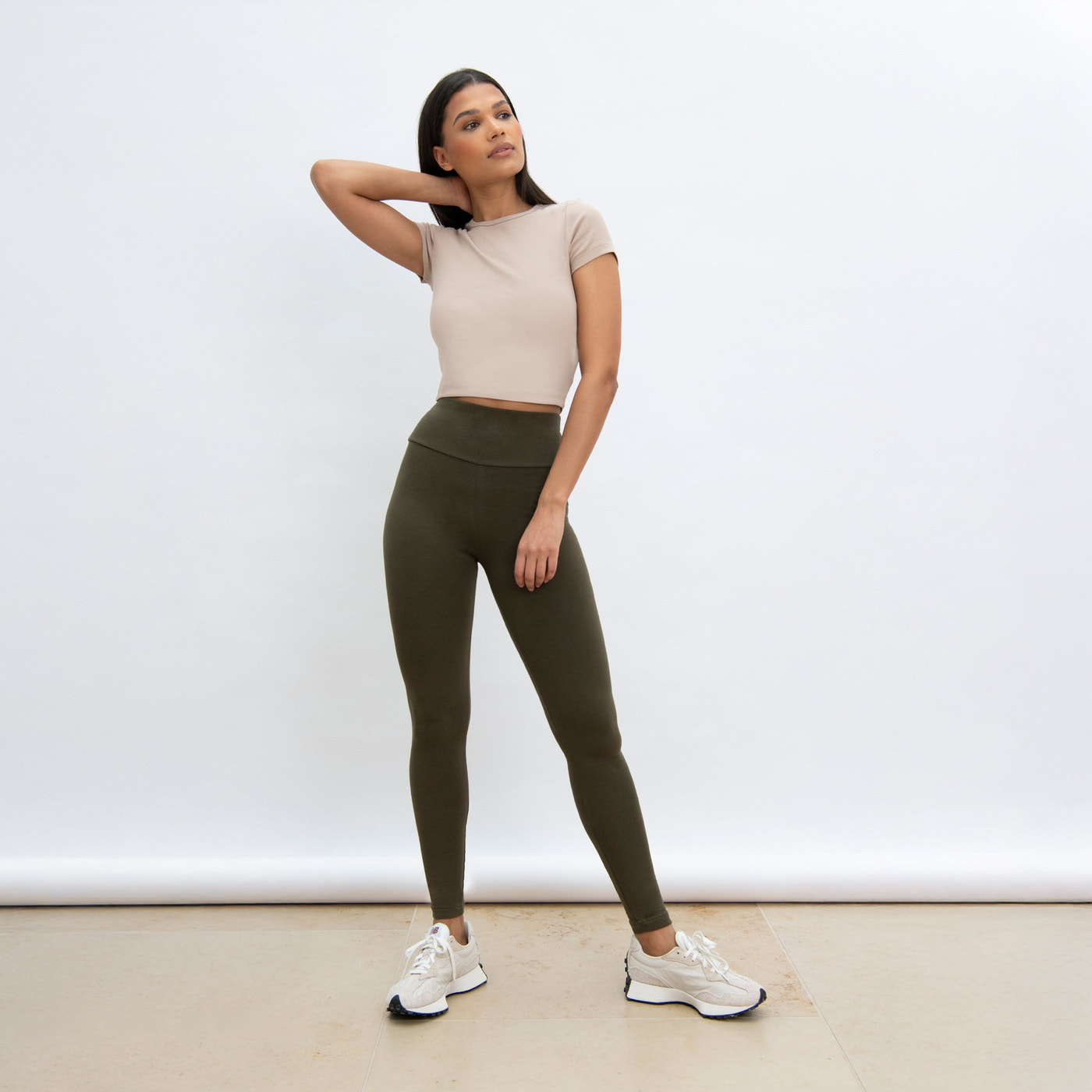Legging taille haute Everyday - Kaki