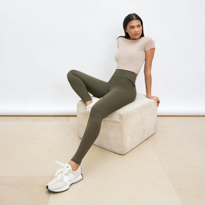 Legging taille haute Everyday - Kaki